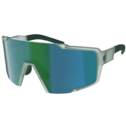 Scott Shield Compact Sunglasses Mineral Blue/green Chrome
